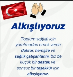 Alkışlıyoruz.